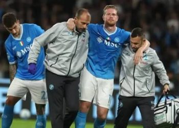 نابولي يكشف تفاصيل إصابة دي بروين ومدة غيابه المتوقعة