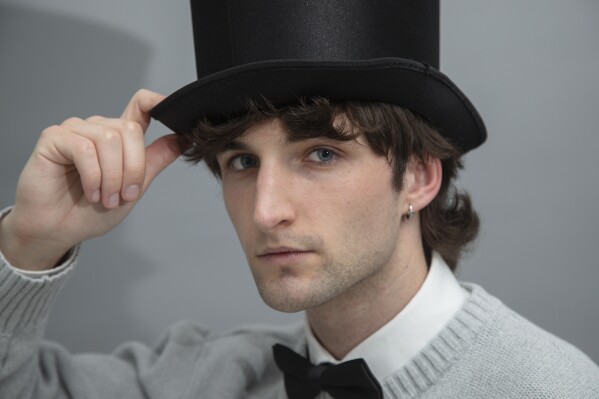 Anthony Po poses for a portrait on Friday, April 11, 2025, in New York. (Photo by Andy Kropa/Invision/AP)