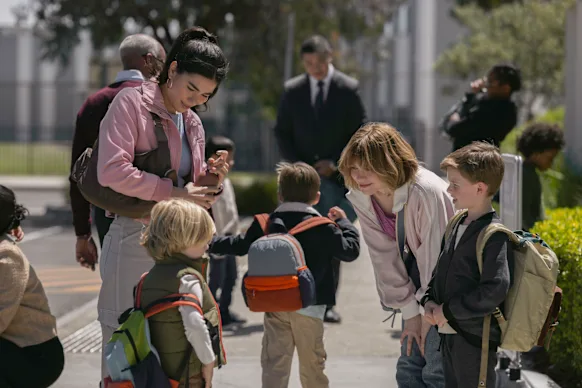 Kartiah Vergara as Ana, Duke McCloud as Milo and Sophia Lillis as Carrie.
