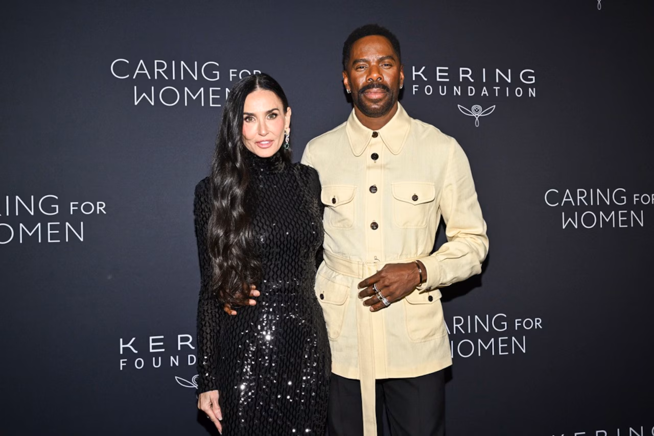 Demi Moore, left, and Colman Domingo