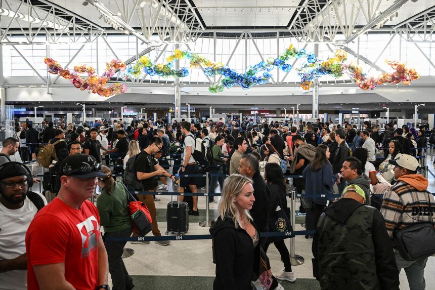 George Bush Intercontinental Airport in Houston, Texas, is one of several major airports seeing long lines recently at security checkpoints.