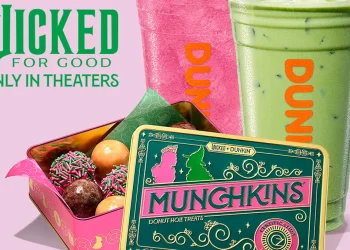 Dunkin' unveils 'Wicked' themed menu, merch to celebrate franchise