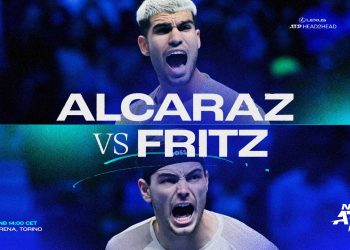 Carlos Alcaraz leads Taylor Fritz 4-1 in their Lexus ATP Head2Head series.