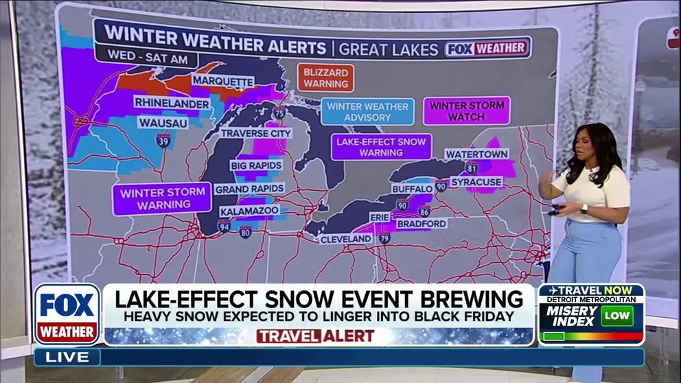 A blizzard warning is in effect for parts of Western Minnesota and Northeastern South Dakota through Tuesday night. Blizzard conditions in Aberdeen, South Dakota, were confirmed on Tuesday afternoon with reduced visibility and winds of 35-49 mph. 