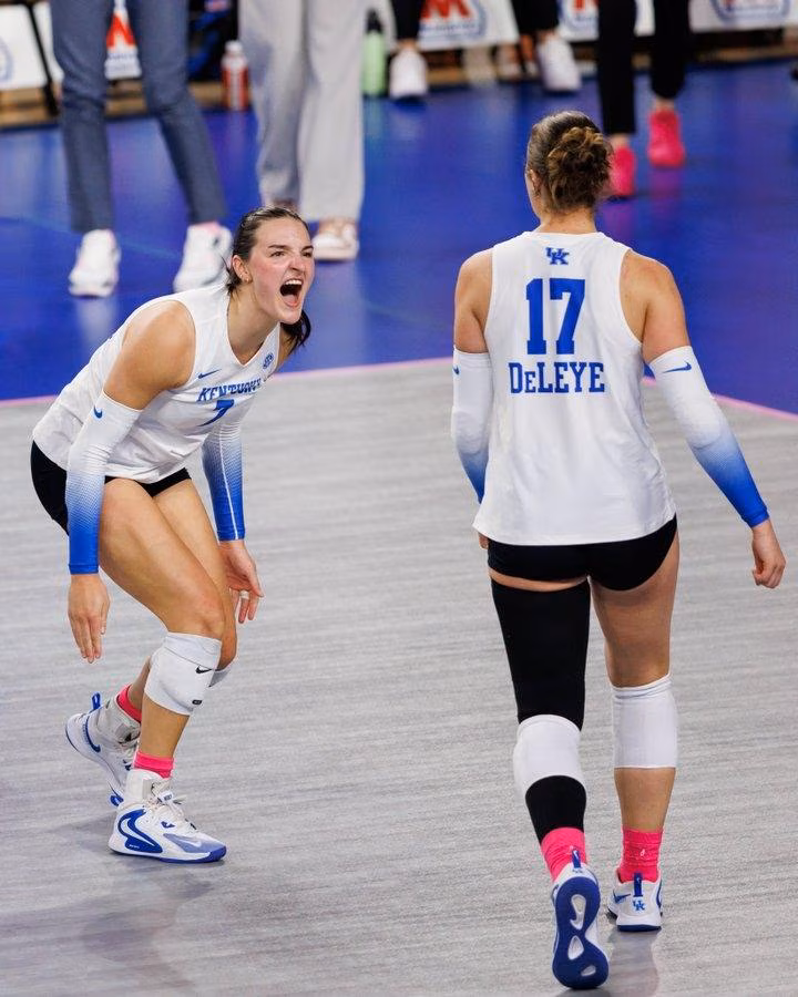 Eva Hudson and Brooklyn DeLeye play for Kentucky