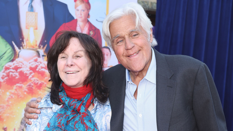 Mavis and Jay Leno at the 2024 premiere of Netflix's "Unfrosted"