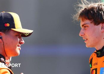 Lando Norris and Oscar Piastri