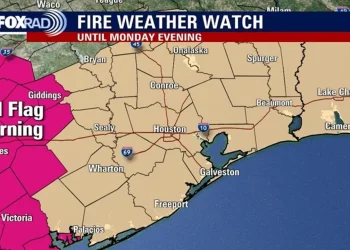 Houston weather: Cold front, followed by fire watch