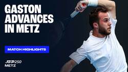 Highlights: Gaston defeats Atmane in Metz 2025 | ATP Tour