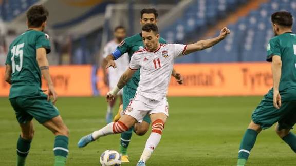 تعادل منتخبي الإمارات والعراق 1-1 في ذهاب الملحق الآسيوي لكأس العالم
