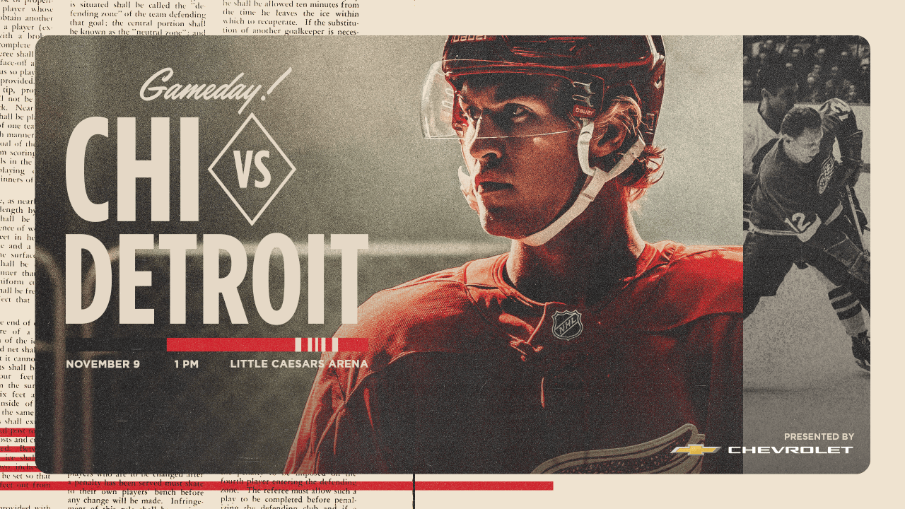 PREVIEW: Red Wings welcome Blackhawks for Original Six matinee on Sunday