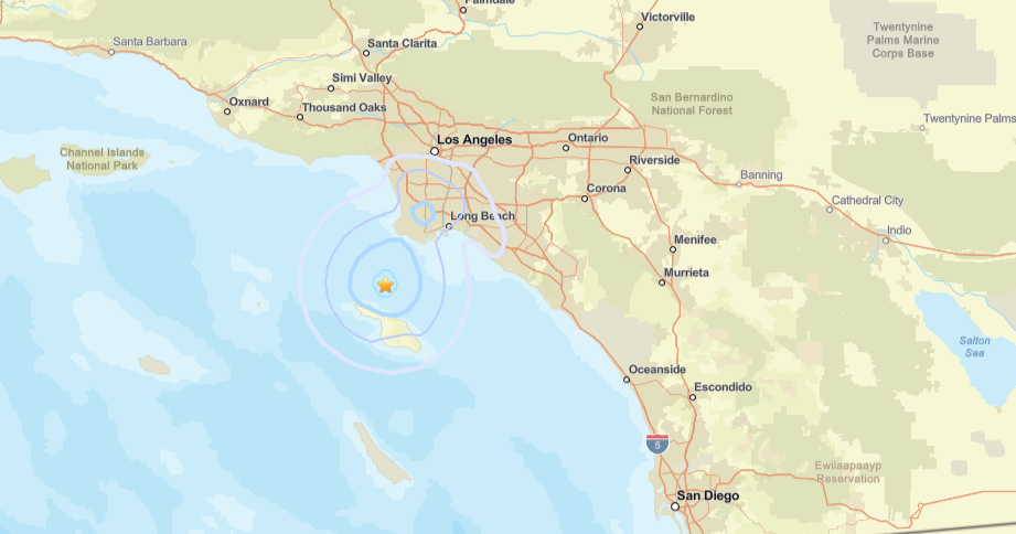 3.5-magnitude earthquake strikes off Rancho Palos Verdes coast, USGS says