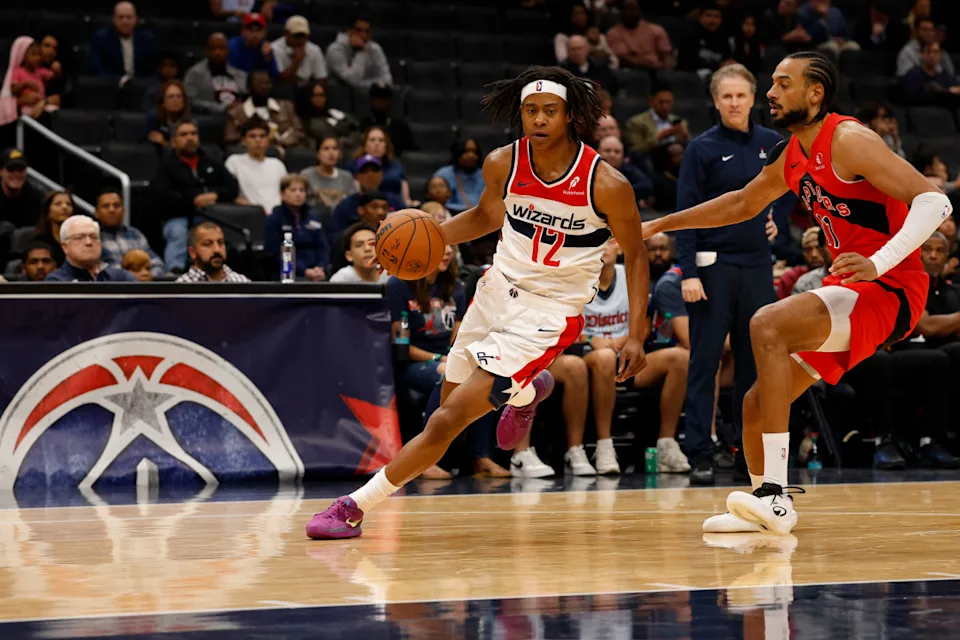 Washington Wizards guard Tre Johnson (12)Geoff Burke-Imagn Images