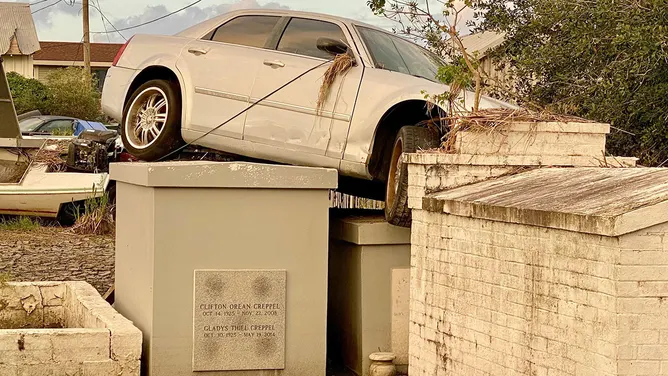 Hurricane Ida damage