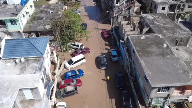 Drone video of Hurricane Melissa Damage