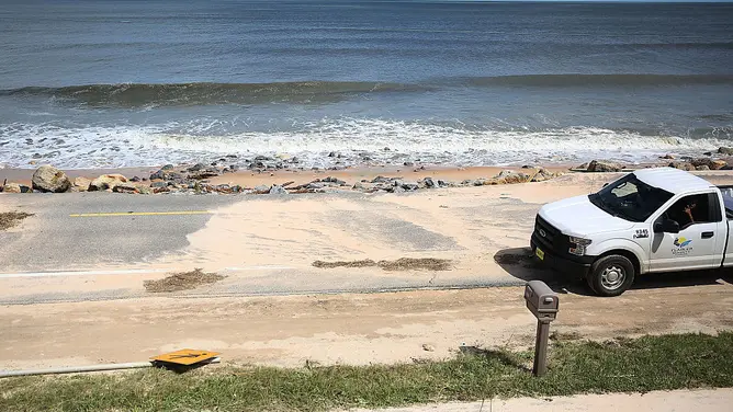 Flagler County, Florida hurricane damage
