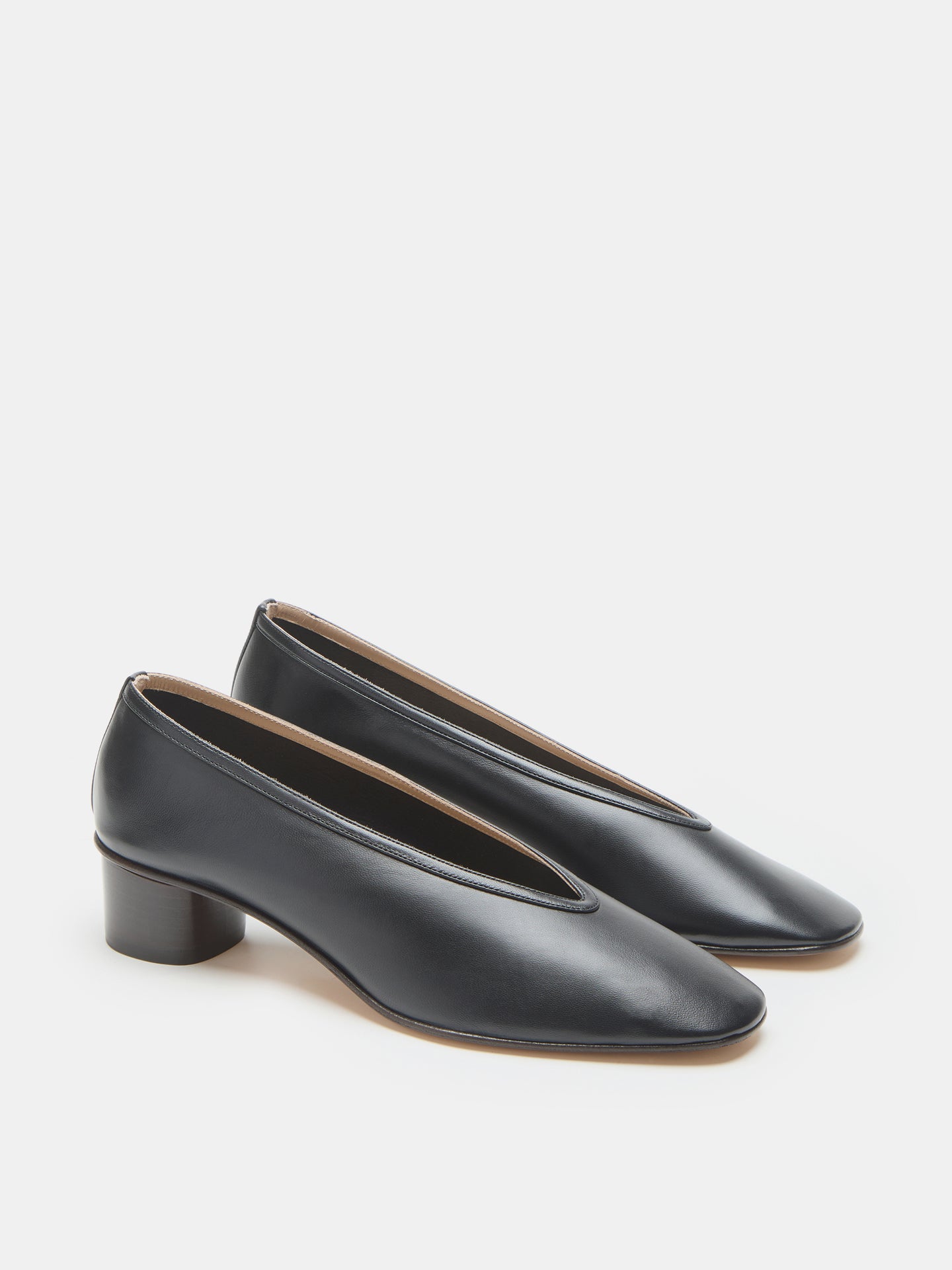 Luna Pump / Black Leather