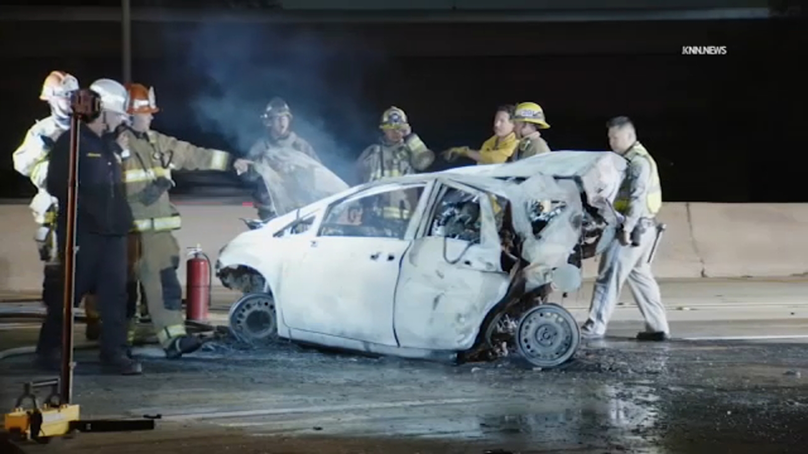 Former CHP officer Angelo Rodriguez and Iris Salmeron charged with murder in fiery Norwalk crash that killed 4 people