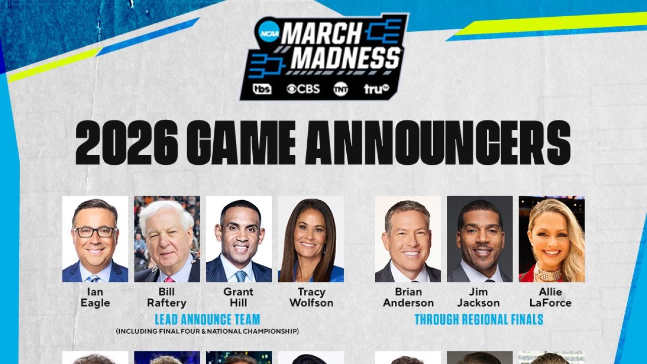 CBS Sports and TNT Sports Announce 2026 NCAA Division I Men’s Basketball Championship Commentator Teams
