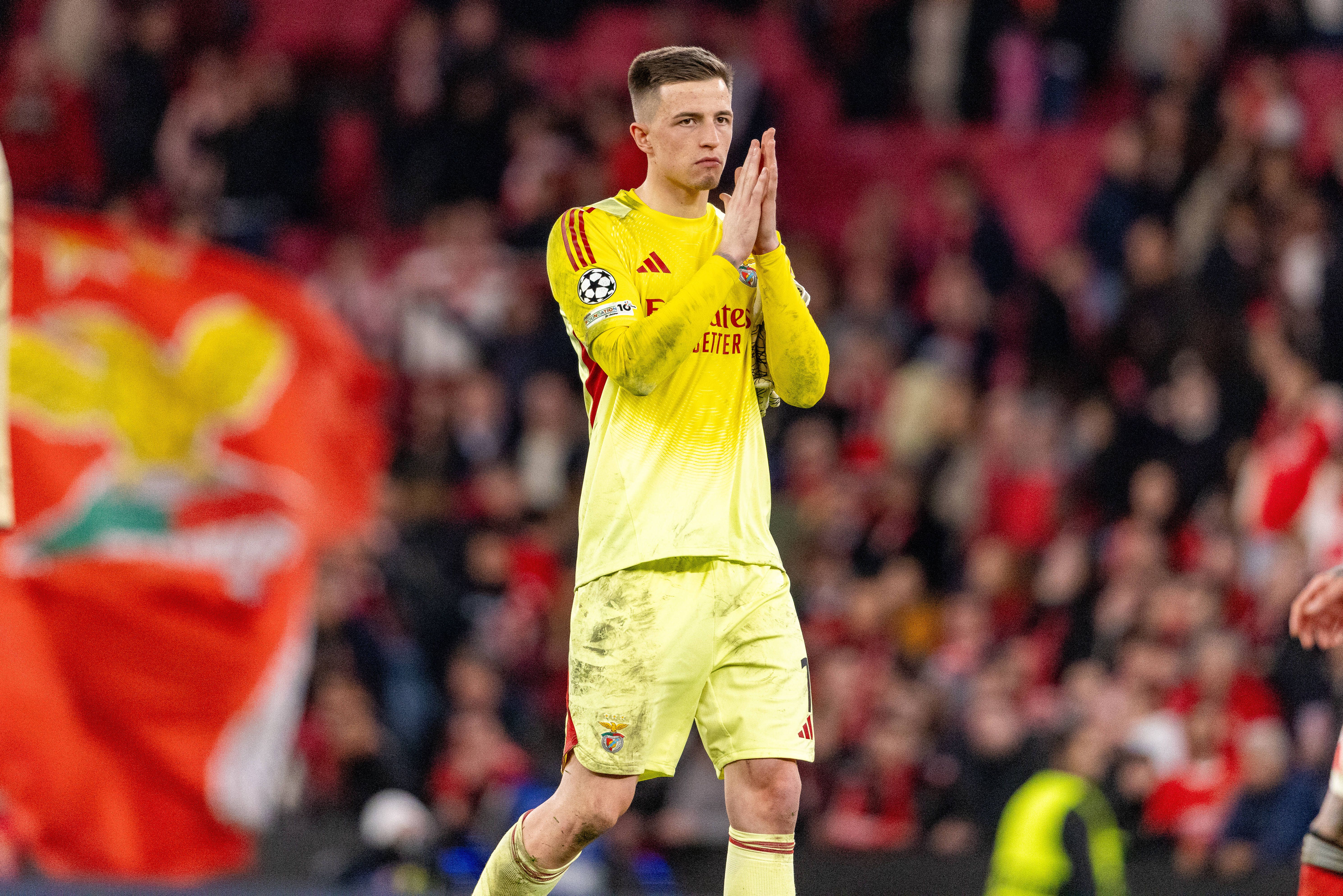 Trubin esteve mal no primeiro golo do FC Porto no clássico, mas deve continuar na baliza — Foto: IMAGO