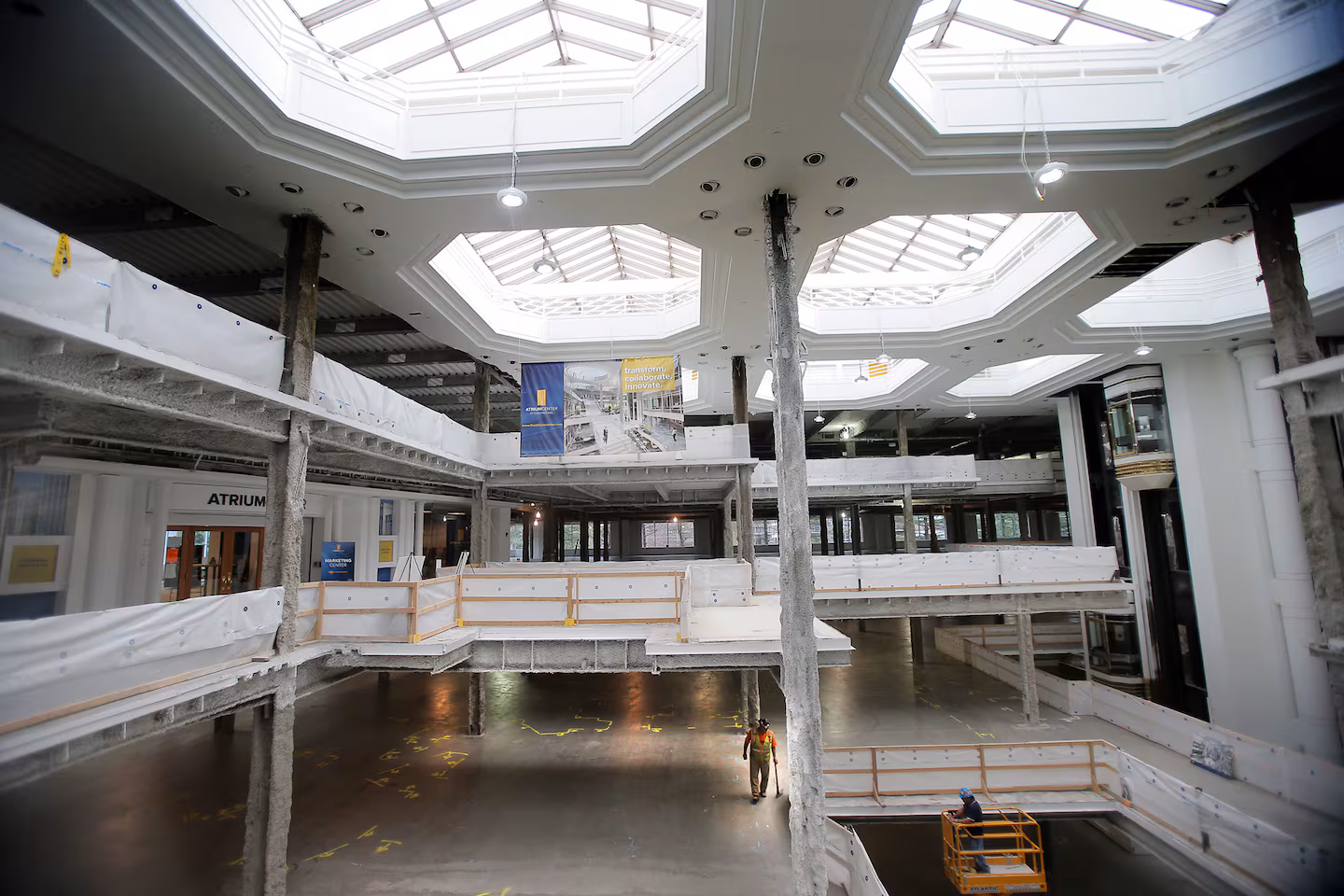 About a decade ago, 300 Boylston in Chestnut Hill was converted from a shopping center into medical offices and a large fitness center.