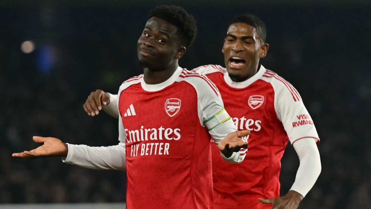 Premier League live updates: Brighton-Arsenal, Man City-Forest