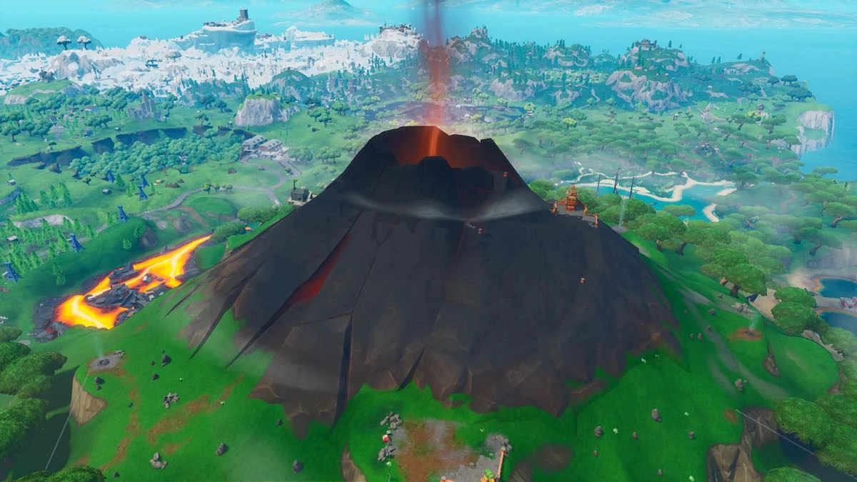 Fortnite OG Season 8 - Volcano POI